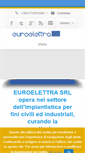 Mobile Screenshot of euroelettrasrl.com