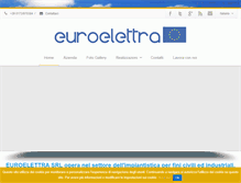 Tablet Screenshot of euroelettrasrl.com
